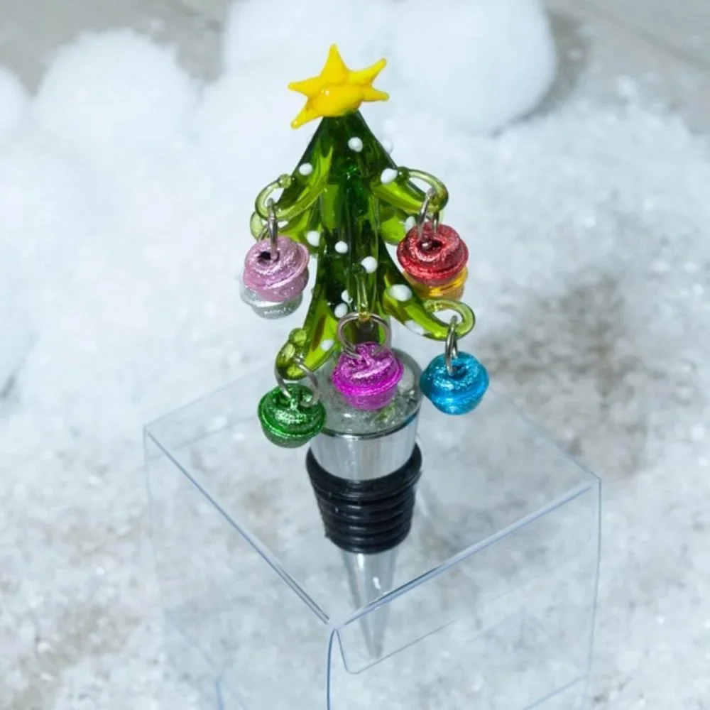 NWT Pier 1 Tree with Bells Bottle Stopper